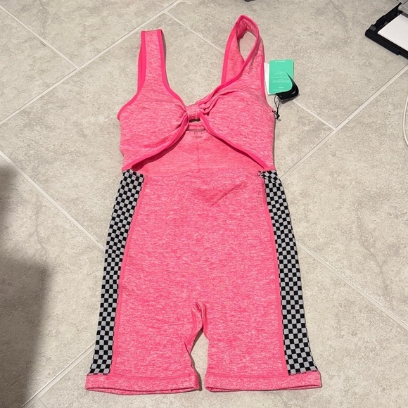 Forever 21 Pants - Forever 21 Pink Athletic Romper